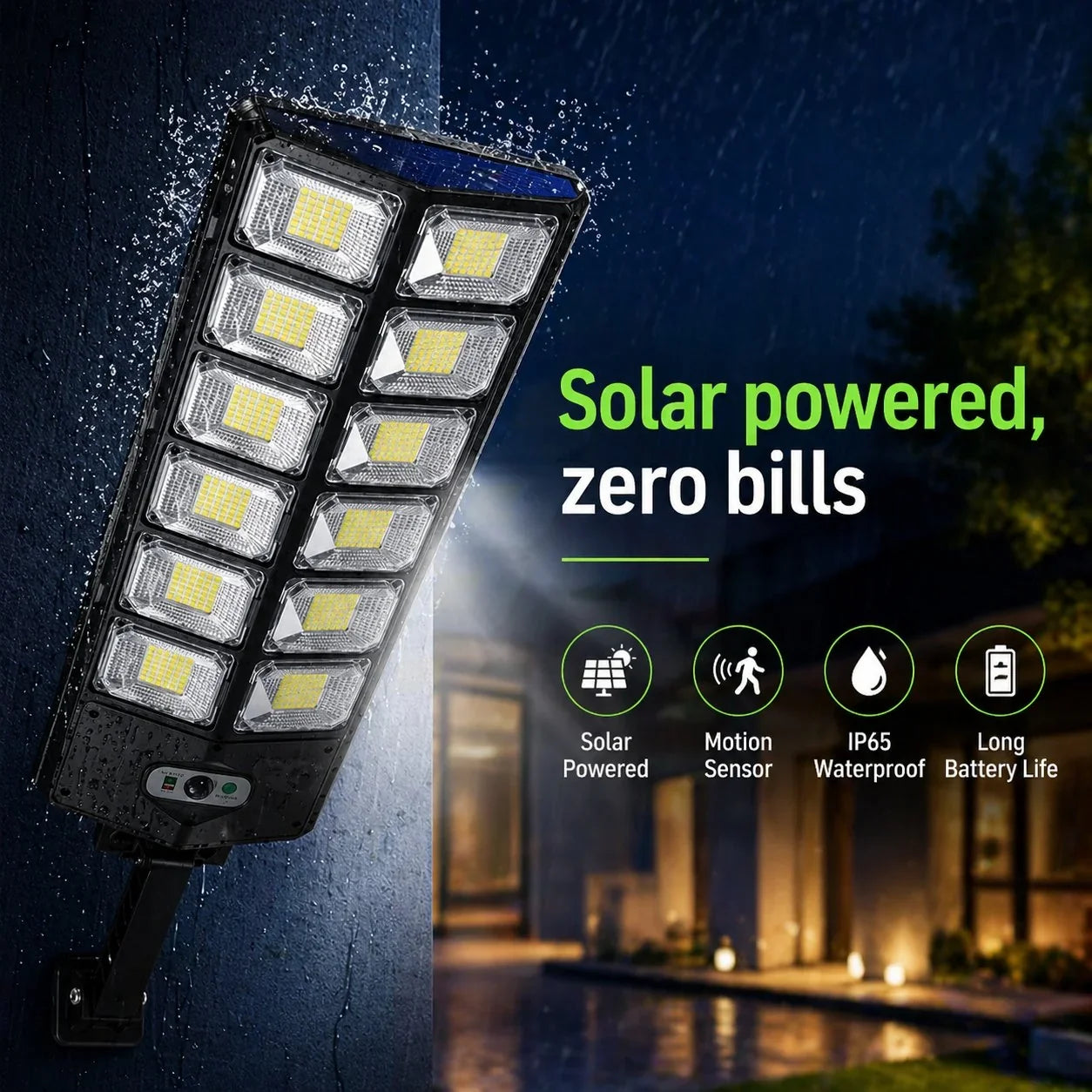 SolarGuard — Luz solar de jardín