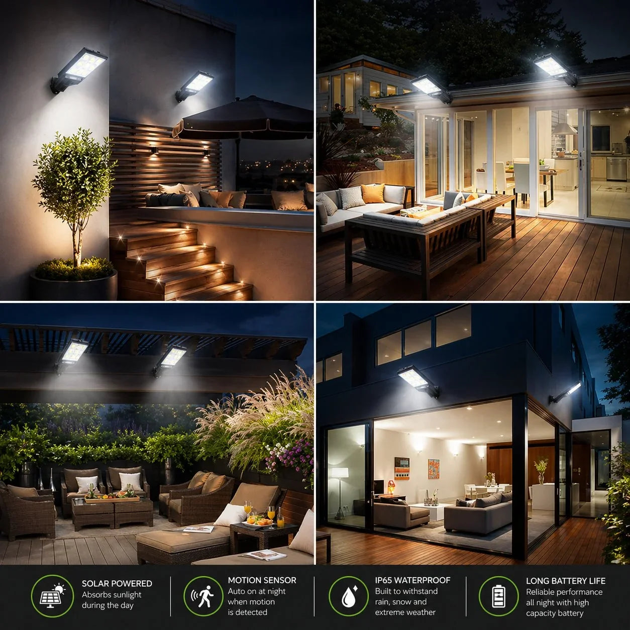 SolarGuard — Luz solar de jardín