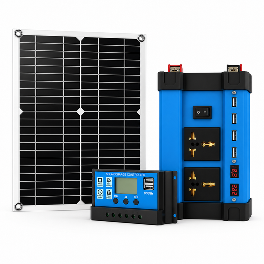 SolarMax 100 — Kit cargador solar de batería 12 V