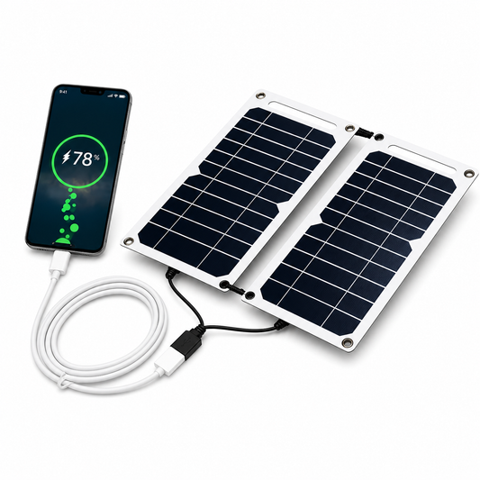 Cargador solar USB portátil