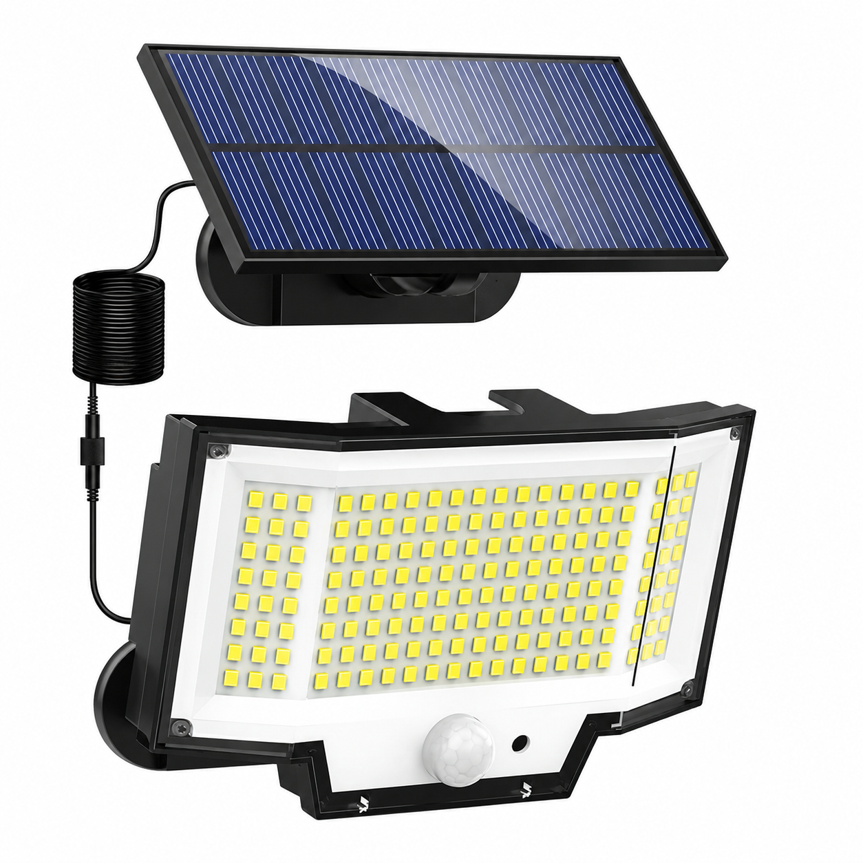 Foco solar de seguridad para pared
