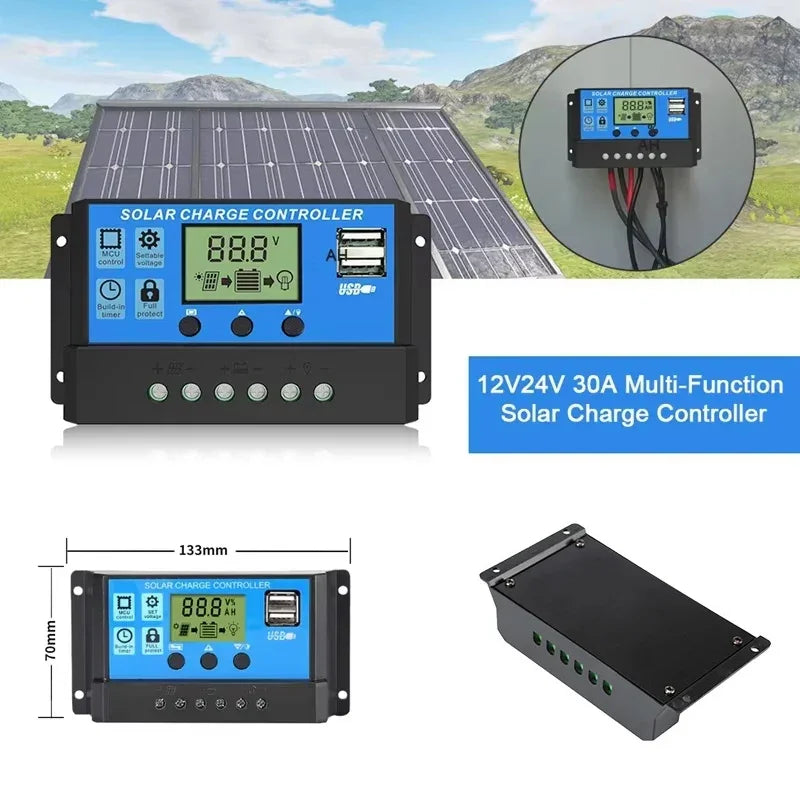 SolarMax 100 — Kit cargador solar de batería 12 V