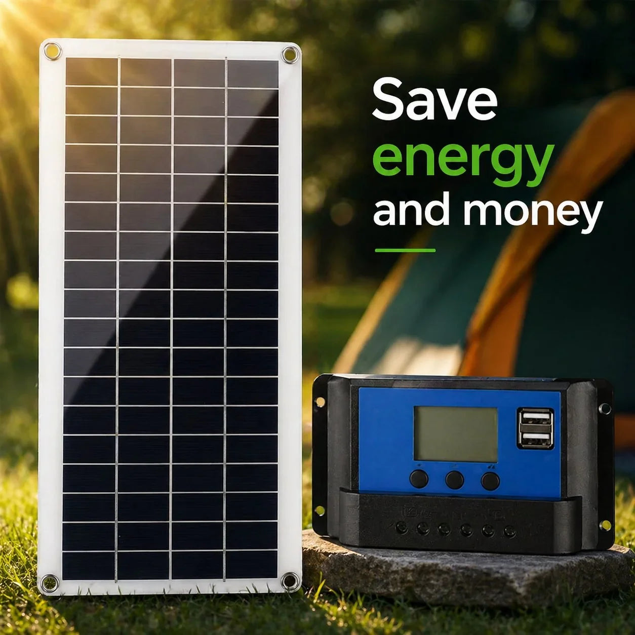 SolarMax 100 — Kit cargador solar de batería 12 V